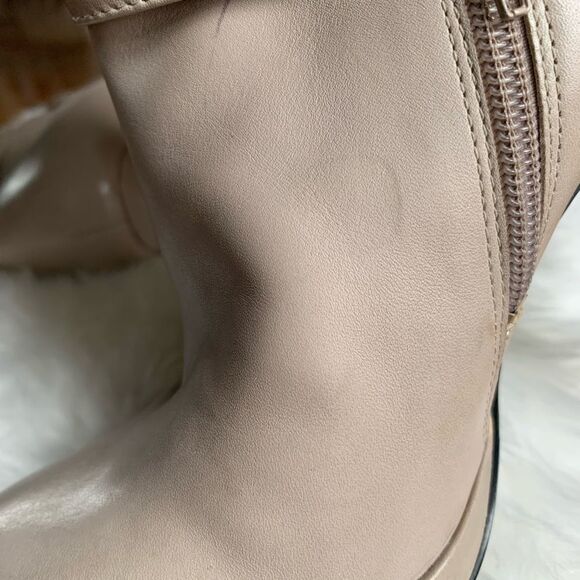 Nine‎ West Beige Leather boots - Picture 10 of 12